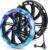 DASIAUTOEM 200 mm Scooter Wheels, Luminous Scooter Wheels, Pack of 2 LED Light Wheels, Scooter Replacement Wheels, Non-Slip and Durable for City Scooters and Kick Scooters