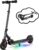 Caroma E Scooter Kinder von 8-12 Jahren,bis zu 16 km/h & 8 km,Elektroroller Kinder mit Bunte Leuchten, LED-Anzeige,Einstellbare Geschwindigkeit und Höhe,Leichter Faltbarer Elektroscooter
