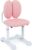 COSTWAY Children’s Desk Chair, Seat Height 35-43 cm, Adjustable Children’s Desk Chair with Double Backrest, Armless Office Chair without Wheels, Children’s Chair for Boys and Girls from 3 Years (Pink)