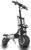 HWWH Electric Scooter, Adult E-Scooter, Offroad Electric Scooter, Foldable, 11 inch All Terrain Vacuum Tyres, Fast Double Motor, 60 V 40 Ah Lithium Battery, 100 km Battery Life