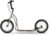 Yedoo S1616 Scooter – up to 150 kg, with Pneumatic Tyres 16/16 – Kick Scooter for Adults with Adjustable Handlebars, City Scooter (Silver Gold-Plated)