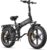 ENGWE E Bike Men’s Folding Electric Bicycle with 20 x 4.0 Inch Fat Tire, 16 Ah Removable Battery Long Range up to 150 km/110 KM, Full Suspension, 8 Gears, Engine Pro/Engine Pro 2.0
