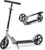 200 mm LED Big Wheel Scooter – Folding Scooter Children and Teenagers Aged 9-14 (125-175 cm), 3 Height-Adjustable City Scooter with Suspension and Double Brake, Scooter up to 100 kg D005B