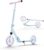 PHOEROS Scooter for Children 6-12 Years, Teenagers and Adults. Lightweight Aluminium City Scooter for Teens, Boys and Girls with 200 mm Large Wheels, Foldable, 3-Way Height Adjustable, Shock