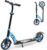 Children’s Scooter 6 7 8 9 10+ Years, Aluminium Scooter, City Scooter Double Suspension System, Height Adjustable and Foldable Kick Scooter, up to 100 kg Load Capacity for Children/Teenagers and