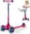 XJD Children’s Scooter for 2-8 Years Children Scooter 3 LED Wheels Kickboard Lockable Direction Children’s Scooter Adjustable Handlebar Height Lightweight Load Capacity up to 50 kg