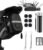BAONUOR Bicycle Multitools 16-in-1 Bicycle Repair Tool Set, Foldable Multifunction Tool MTB Repair Tool Tyre Lever with Saddle Bag