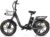 SAMEBIKE Men’s E Bike with 48 V 624WH Battery, 20 x 4.0 Inch, 7-Speed Gear with LCD Display, 250 W Motor & 25 km/h, Range up to 120 km