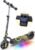 Gyroor H40 Children’s Electric Scooter, 200 W, E-Scooter with LED Display, Lights, 3 Adjustable Heights, Speed 10-16 km/h, Maximum Load 80 kg, Gifts, Electric Scooter for Children from 8-12 Years