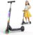 SISIGAD E Scooter Kinder für 6-8-10 Jahre E Roller Kinder 5.3 Zoll Kinderroller mit Blinkende LED-Leuchten & 3 Einstellbare Höhe, Kinder E Scooter 45W Motor Max 10km/h, Maximale Belastung 70kg
