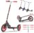 Kinderroller, Scooter für Kinder ab 6 Jahre, Klappbarer Cityroller mit Handbremse, ABEC-7 Kugellager, 3-Fach Höhenverstellbar, Aluminium Tretroller für Jungen & Mädchen