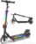 iScooter E Scooter for Children from 6-12/8-14 Years, 2/3 Modes (5-19 km/h), 6.5 Inch Music Foldable Electric Scooter & 3 Adjustable Heights, 5.5 Inch Children’s Electric Scooter with 7-Coloured