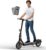 E Scooter with Road Approval Max 40 km Range, 10 Inch Electric Scooter with Honeycomb Tyres, Dual Brake System and Double Suspension 20 km/h, Electric Scooter up to 120 kg for Men and Women