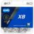 KMC X8-93 – 7/8 Speed Silver/Grey Chain