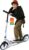Tretroller für Kinder & Erwachsene – Klappbarer Cityroller mit höhenverstellbarem Lenker – Scooter mit Ständer – Keine Montage nötig – Leicht bis 100KG
