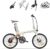 ADO E-Bike Air Carbon Electric Bicycle, Women’s / Men’s E-Bike, Folding Bike Belt Drive 14.5 kg IPS LCD Display, GPS, ADO App, 250 W