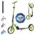 Habib Gruppe Cityroller, Kick Scooter, Children’s Scooter for Children and Teenagers, Sturdy, Foldable Aluminium Scooter, Height Adjustable, 200 mm Wheels, Portable with Shoulder Strap, from 5 Years