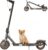 E Scooter mit Straßenzulassung, 350W Motor, 20 km/h Höchstgeschwindigkeit, 35 km Reichweite, Faltbarer E-Roller für Erwachsene
