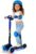 Nattork Children’s Scooter 3-12 Years, Children’s Scooter with LED Lights, 4 Height Adjustment Children’s Scooter for Boys Girls 3-8 Years, Up to 100 kg Children’s Scooter