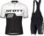 Men’s Cycling Clothing Short Sleeve Set, Breathable Men’s Jersey, Quick-Drying Cycling Jerseys, Cycling Shorts with Padding for Mountain Bikes