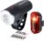 Sigma LED Bicycle Light Set Aura 30 & Curve, LED Bicycle Light Battery Operated, Tool-free Assembly, Splash-proof Bicycle Lights LED Set StVZO Approved Bicycle Light Front and Rear