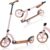 BEST SPORTING B Vintage Scooter Children and Adults I Children’s Scooter with 205 or 230 Wheels I High-Quality City Scooter I Scooter for up to 100 kg I Scooter Adults Foldable