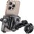Lamicall Mobile Phone Holder Motorcycle, Bicycle Mobile Phone Holder – [All Metal & Ideal for Videos] Vibration-Dampened Mobile Phone Holder Motorcycle, Handlebar Holder with Extension Arm, for iPhone 17/16, 4.7-7.2 Inch