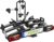 EUFAB 11522 Premium 3 Bicycle Carrier for Towing Hitch, Foldable, for 3 Bicycles