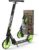 Apollo Phantom Pro City Scooter with XXL Wheels – Folding Height-Adjustable City Push Scooter for Adults and Children