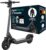 Egret Pro FX E-Scooter with Road Legal (max. 20 km/h), Range up to 80 km, Front Suspension, App Control, Handlebar Height Adjustable + Foldable, Maximum Load 120 kg