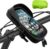 CNMTCCO Mobile Phone Holder Bicycle Waterproof Mobile Phone Holder Motorcycle with Rain Cover 360° Rotatable Bicycle Mount Handlebar Bag for 7 Inch Smartphone