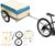 Bicycle Trailer 50 kg Load Trailer Transport Trailer Steel Frame 135 cm