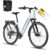 DERUIZ Quartz 28 Inch E-Bike for Men and Women, Electric Bicycle City & Trekking, 48 V Battery, up to 161 km Range, 8-Speed Gears, 55 Nm Torque, App Control, Hydraulic Disc Brakes