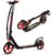 DREAMADE Aluminium Scooter with 200 mm PU Wheels, Kick Scooter City Scooter with Double Suspension and Carry Strap, Foldable & Height-Adjustable Scooter for Adults, Teenagers and Children from 8 Years