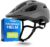 BÜCHEL Bicycle Helmet with In-Mould Technology & Cam Lock – Helmet for Children, Women and Men, with Chin Padding and Washable Fly Net – Bicycle Helmet 52-57 cm & 58-61 cm | Black, White, Grey