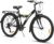 Hiland 20 24 Zoll Kinderfahrrad für Jungen Mädchen, Fahrrad für Kinder ab 6 7 8 9 10 11 12 Jahren mit 6 Gang Schaltung, mit Ständer, Schwarz/Weiß