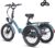 Fafrees F20 Mate E-Bike Tricycle Road Legal [Official] Women’s Ebike Men 180 kg, Fat Electric Bicycle 48 V, Electric Bicycle 3 Wheels for Adults