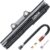 Tiakia Bicycle Pump Mini 260 PSI High Pressure Air Pump Small for Presta Schrader Dunlop Valves, Compact Portable Hand Pump Bicycle Pump Lightweight for BMX Mountain Bike Road Bike E-Bike with Mounting Bracket