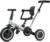 Tricycle from 1 year with push bar 6-in-1 – grey balance bike – tricycle with push bar – baby bike from 1 year – bicycle children – balance bikes – safety walking bike for your child thanks to 3-point belt