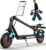 E-Scooter with Road Legal for Adults, 30 km Range, Front & Rear Suspension, Double Brake, 3 Speed Levels, 10 Inch Solid Rubber Tyres, Foldable for City Traffic – App