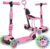Ricokids 3-in-1 Roller for Children, Three Wheels, Children’s Scooter, 3 Wheels, Children’s Scooter from 3 Years, Toddler Scooter, 27.5 x 55.5 x 78.5 cm
