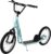 HOMCOM Children’s Scooter, City Scooter, Kickboard, Pneumatic Tyres, 16 Inches, Blue/Green/White/Black, 139 x 58 x 90-96 cm