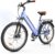 Finbike E Bike for Adults 250 W, 26 Inch City Bike, Electric Bicycle with 55 Miles PAS Range, 25 km/h Electric Bike for Men and Women, 7 Speed Gears, Shock Absorption