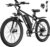 HITWAY E Bike 29 Inch Electric Mountain Bike with 48V 15.6Ah Battery up to 80-150 km, Max. 25 km/h, with Double Shock Absorption, 7 Speed Gears, App, NFC Function