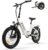 VT4 E-Bike Klapprad 20 Zoll Elektrofahrräder mit 36V 13Ah Akku, 20×3.0 Zoll Reifen Fatbike, EU-konformes Ebike für Herren Damen