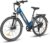 SAMEBIKE 26 Inch E-Bike Men Women with 250 W Motor, 36 V 540 Wh Battery, Electric Bicycles with 7-Speed Gear, LCD Display, Pedelec City Bike, Green
