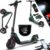KESSER E-scooter with road legal 40 km range, foldable electric 36 V / 10 Ah battery, scooter, load up to 120 kg, 450 W motor, 10 inch tyres, LCD display and universal smartphone holder