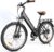 Finbike E Bike for Adults 250 W, 26 Inch City Bike, Electric Bicycle with 55 Miles PAS Range, 25 km/h Electric Bike for Men and Women, 7 Speed Gears, Shock Absorption