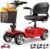 Seniorenmobil 4 Wheel Foldable Electric Scooter for Seniors and Adults 12Ah Battery Electric Rollator 20 km Range Electric Scooter with Seat and Basket Electric Scooter up to 150 kg for Travel