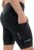 X-TIGER Men’s Cycling Shorts Padded Cycling Shorts 3 Pockets Road Bike Trousers Quick-Drying Elastic Breathable